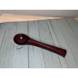 Vintage HERSHEY'S SYRUP Red Burgundy Color Plastic Advertising Ice Cream Scoop